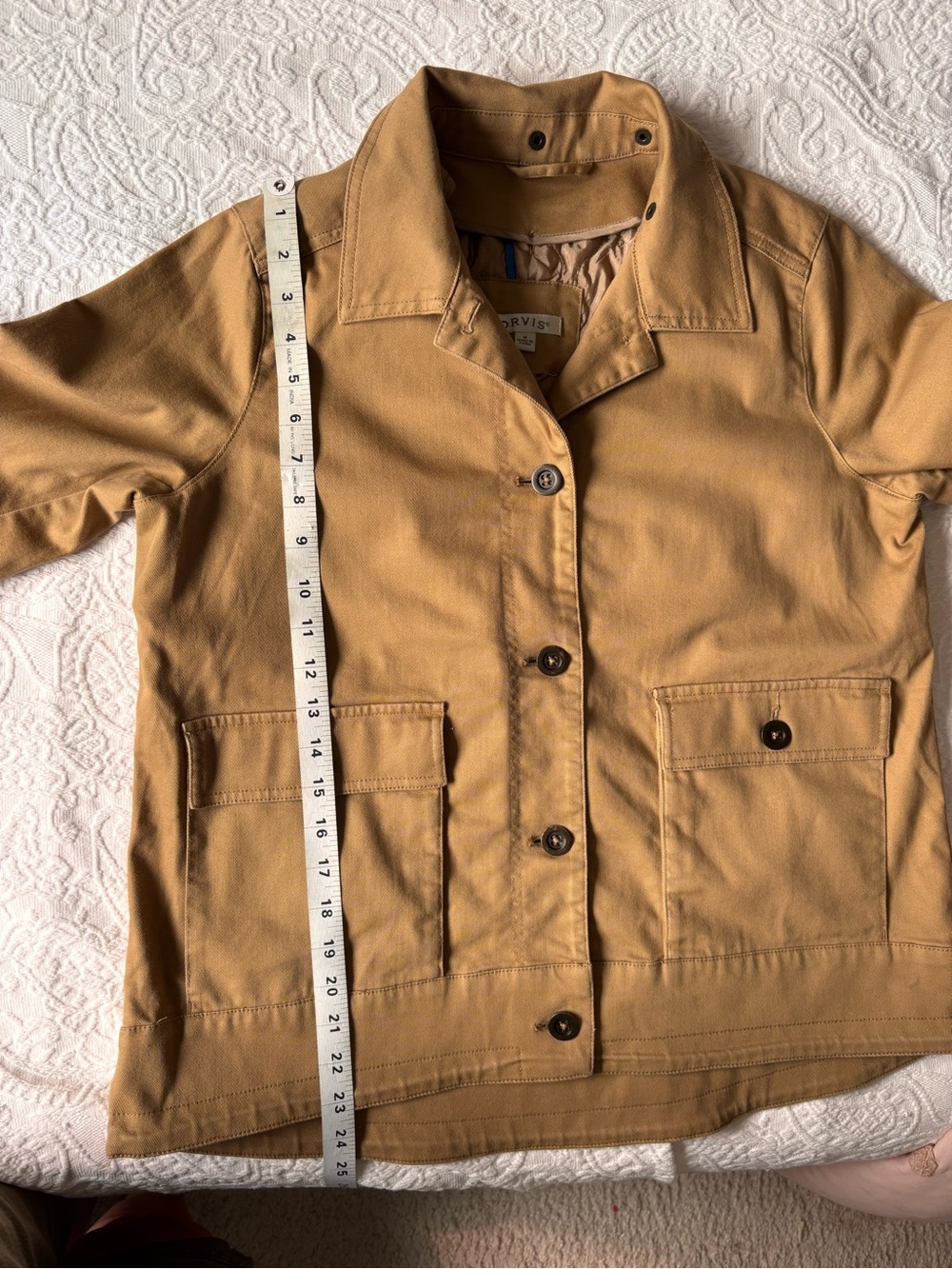 Orvis Women's Utility Jacket in Tan - Picture 3 of 8
